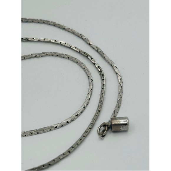 Act II Silver Tone‎ Chain Necklace – 17.5" - Picture 4 of 5